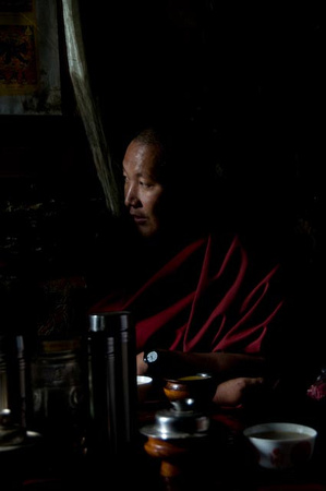 TIBET-Lhasa-The Potala Palace-inside kitchens